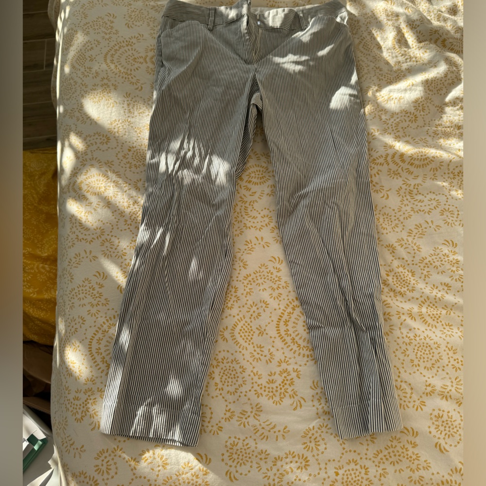 Talbots Pin Stripe Hampshire Ankle Trousers